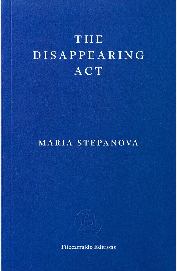 Book cover of The Disappearing Act by Maria Stepanova at Wild and the Sage, Galle, Sri Lanka