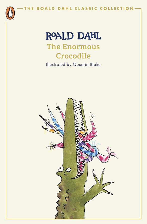 Book cover of The Enormous Crocodile by Roald Dahl at Wild and the Sage, Galle, Sri Lanka