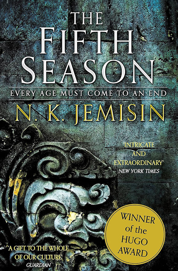 Book cover of The Fifth Season by N. K. Jemisin at Wild and the Sage, Galle, Sri Lanka