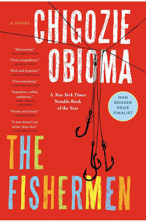 Book cover of The Fishermen by Chigozie Obioma at Wild and the Sage, Galle, Sri Lanka