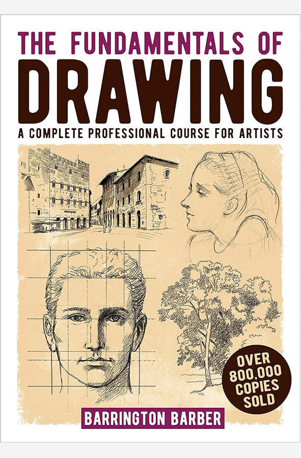 Book cover of The Fundamentals of Drawing by Barrington Barber at Wild and the Sage, Galle, Sri Lanka