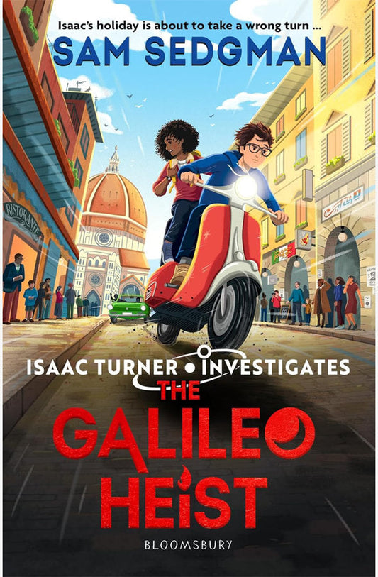 Book cover of The Galileo Heist by Sam Sedgman at Wild and the Sage, Galle, Sri Lanka