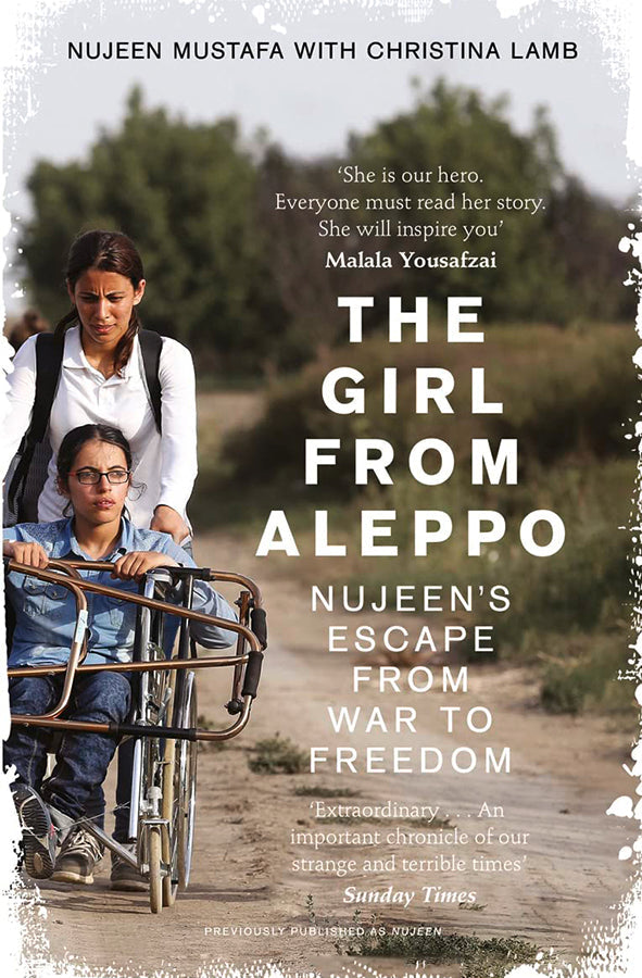 Book cover of The Girl From Aleppo by Christina Lamb at Wild and the Sage, Galle, Sri Lanka