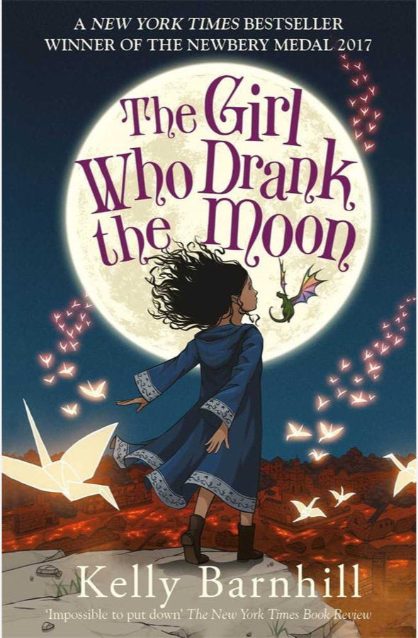 Book cover of The Girl Who Drank the Moon by Kelly Barnhill at Wild and the Sage, Galle, Sri Lanka