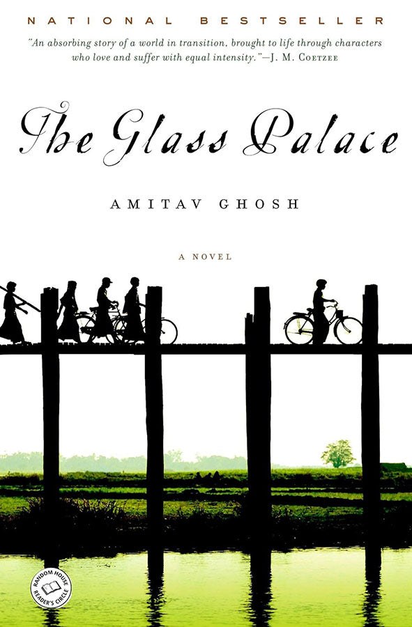 Book cover of The Glass Palace by Amitav Ghosh at Wild and the Sage, Galle, Sri Lanka
