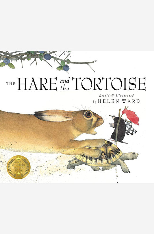 Book cover of The Hare and the Tortoise by Helen Ward at Wild and the Sage, Galle, Sri Lanka