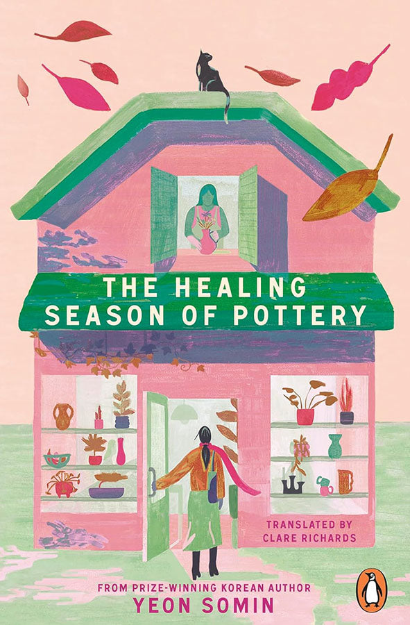 Book cover of The Healing Season of Pottery by Yeon Somin at Wild and the Sage, Galle, Sri Lanka