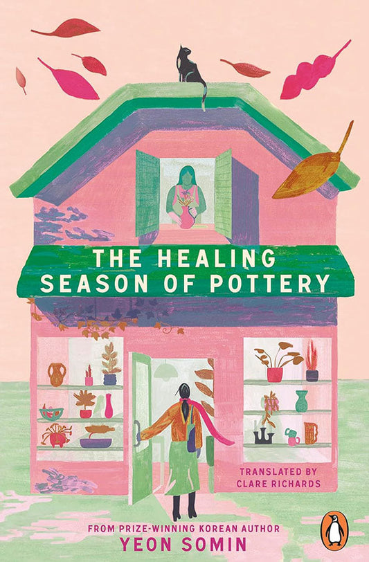 Book cover of The Healing Season of Pottery by Yeon Somin at Wild and the Sage, Galle, Sri Lanka
