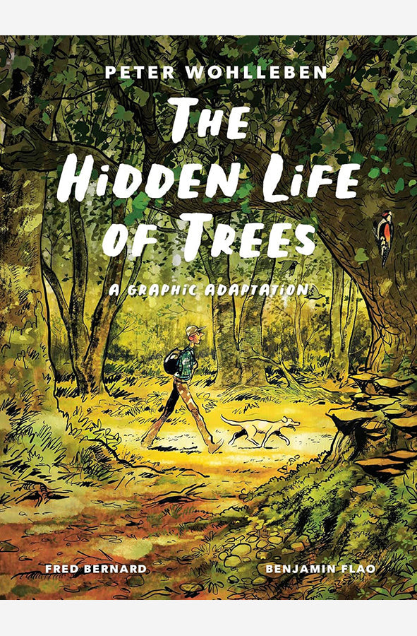 Book cover of The Hidden Life of Trees: A Graphic Adaptation by Peter Wohlleben at Wild and the Sage, Galle, Sri Lanka