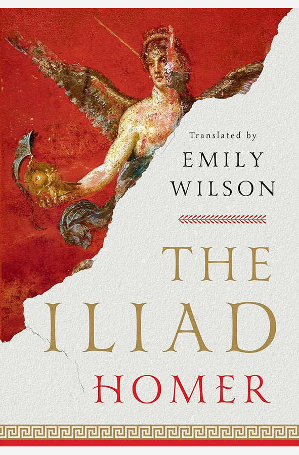 Book cover of The Iliad by Homer at Wild and the Sage, Galle, Sri Lanka