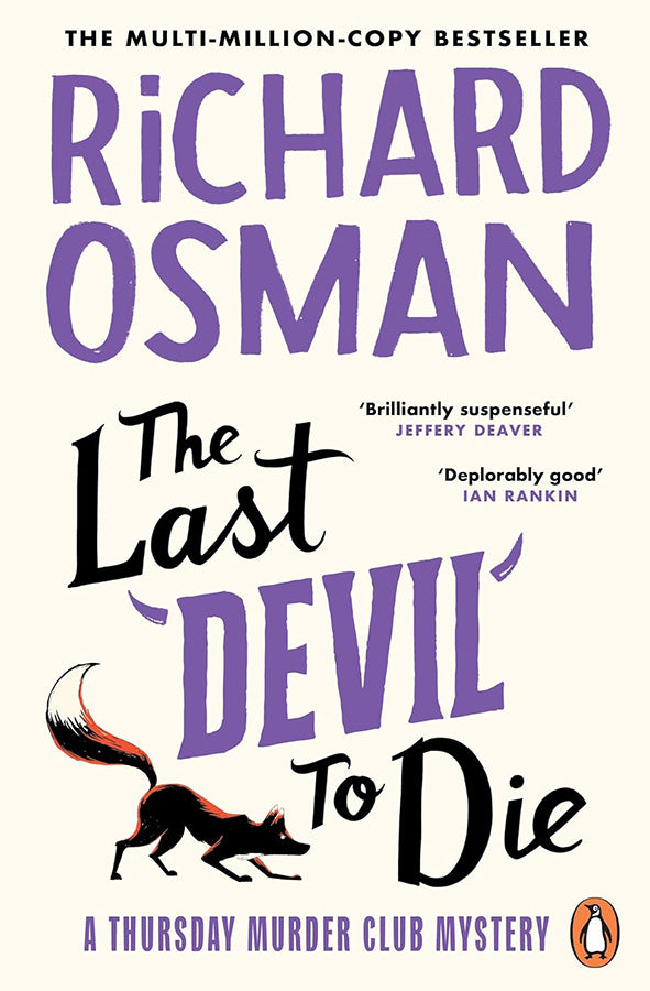 Book cover of The Last Devil To Die: The Thursday Murder Club 4 by Richard Osman at Wild and the Sage, Galle, Sri Lanka