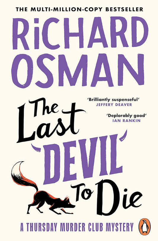 Book cover of The Last Devil To Die: The Thursday Murder Club 4 by Richard Osman at Wild and the Sage, Galle, Sri Lanka