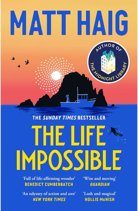 Book cover of The Life Impossible by Matt Haig at Wild and the Sage, Galle, Sri Lanka