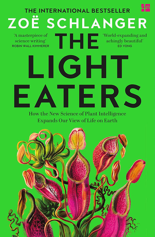 Book cover of The Light Eaters by Zoë Schlanger at Wild and the Sage, Galle, Sri Lanka