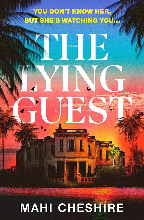 Book cover of The Lying Guest by Mahi Cheshire at Wild and the Sage, Galle, Sri Lanka