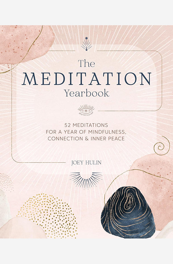 Book cover of The Meditation Yearbook by Joey Hulin at Wild and the Sage, Galle, Sri Lanka