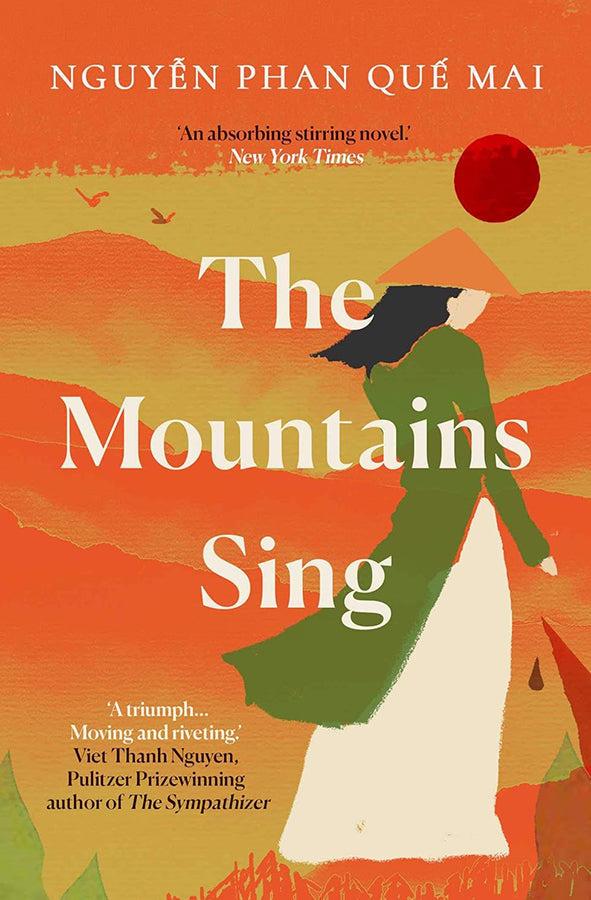 Book cover of The Mountains Sing by Nguyen Phan Que Mai at Wild and the Sage, Galle, Sri Lanka