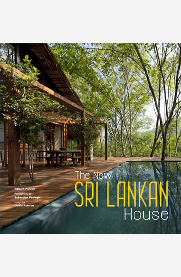 Book cover of The New Sri Lanka House by Rober Powell at Wild and the Sage, Galle, Sri Lanka