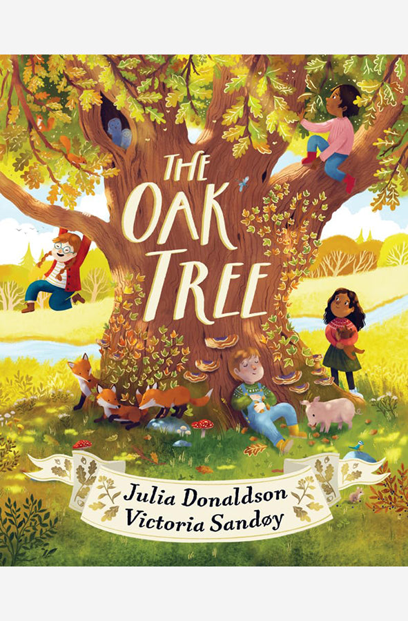 Book cover of The Oak Tree by Julia Donaldson at Wild and the Sage, Galle, Sri Lanka