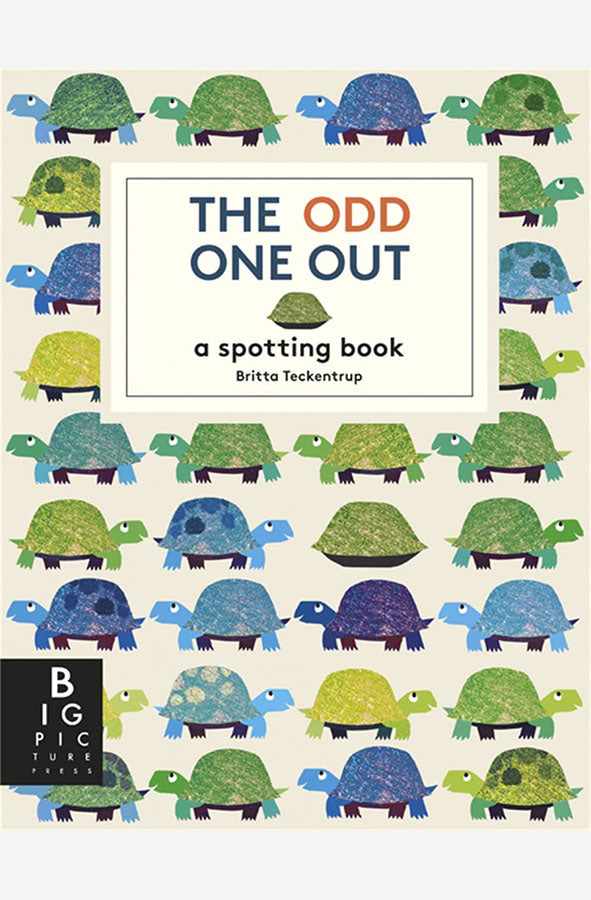 Book cover of The Odd One Out by Britta Teckentrup at Wild and the Sage, Galle, Sri Lanka