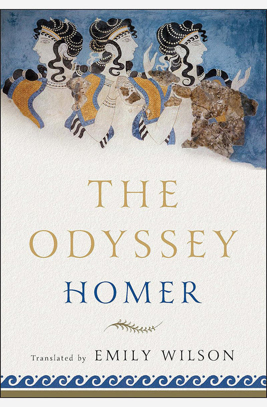 Book cover of The Odyssey by Homer at Wild and the Sage, Galle, Sri Lanka