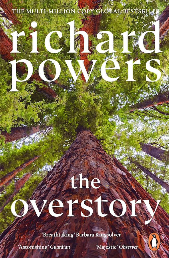 Book cover of The Overstory by Richard Powers at Wild and the Sage, Galle, Sri Lanka