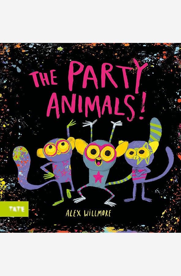 Book cover of The Party Animals by Alex Willmore at Wild and the Sage, Galle, Sri Lanka