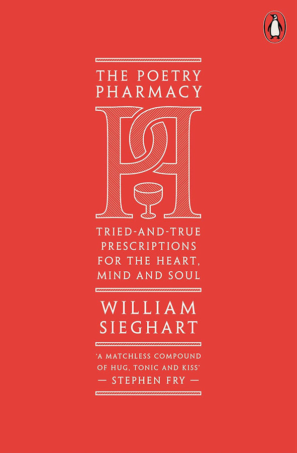 Book cover of The Poetry Pharmacy by William Sieghart at Wild and the Sage, Galle, Sri Lanka