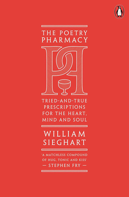 Book cover of The Poetry Pharmacy by William Sieghart at Wild and the Sage, Galle, Sri Lanka