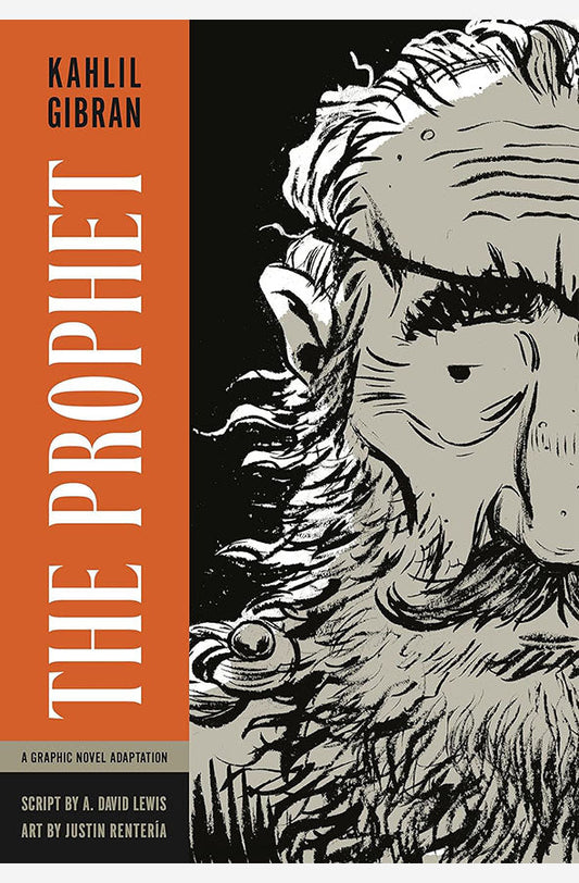 Book cover of The Prophet: A Graphic Novel Adaptation by Kahlil Gibran at Wild and the Sage, Galle, Sri Lanka