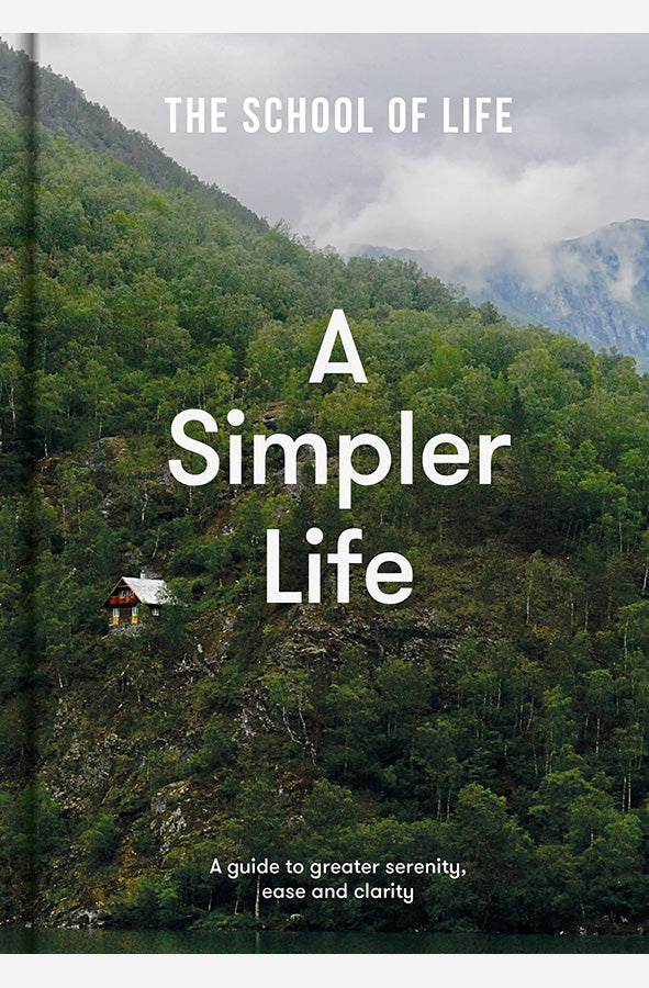 Book cover of The School of Life: A Simpler Life by The School of Life at Wild and the Sage, Galle, Sri Lanka