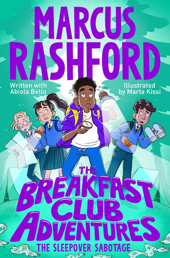 Book cover of The Sleepover Sabotage by Marcus Rashford at Wild and the Sage, Galle, Sri Lanka