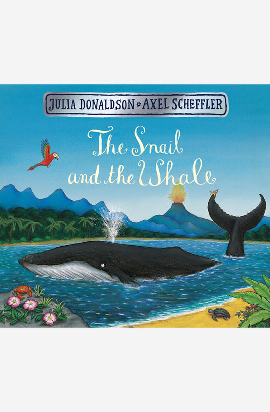 Book cover of The Snail and the Whale by Julia Donaldson at Wild and the Sage, Galle, Sri Lanka