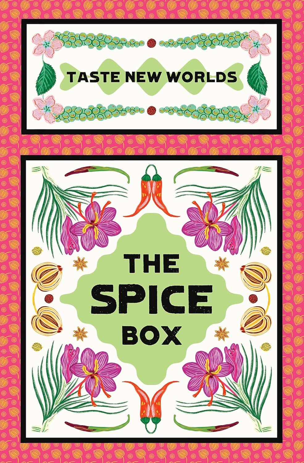 Book cover of The Spice Box : Taste New Worlds by Emily Dobbs at Wild and the Sage, Galle, Sri Lanka