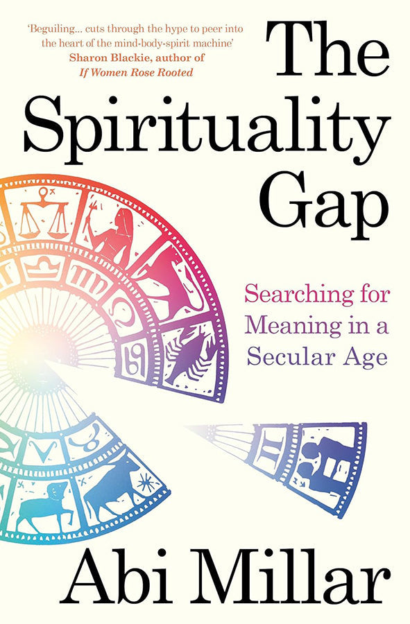 Book cover of The Spirituality Gap by Abi Millar at Wild and the Sage, Galle, Sri Lanka