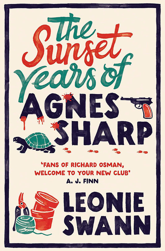 Book cover of The Sunset Years of Agnes Sharp by Leonie Swann at Wild and the Sage, Galle, Sri Lanka