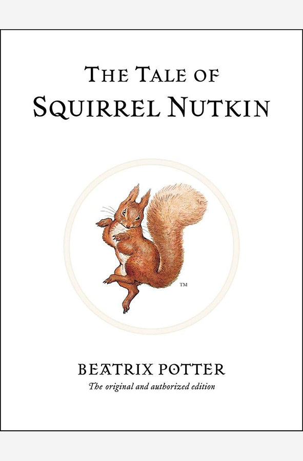 Book cover of The Tale of Squirrel Nutkin by Beatrix Potter at Wild and the Sage, Galle, Sri Lanka