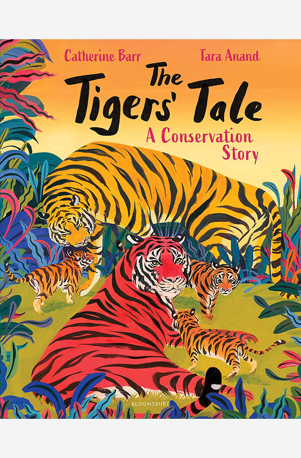 Book cover of The Tigers' Tale by Catherine Barr at Wild and the Sage, Galle, Sri Lanka