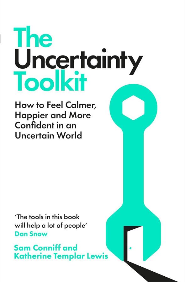 Book cover of The Uncertainty Toolkit by Sam Conniff at Wild and the Sage, Galle, Sri Lanka