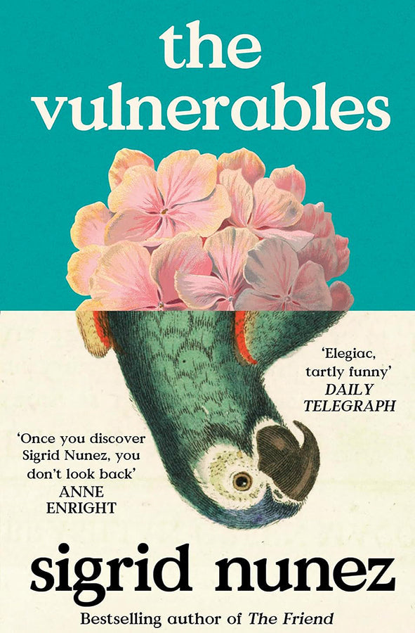 Book cover of The Vulnerables by Sigrid Nunez at Wild and the Sage, Galle, Sri Lanka