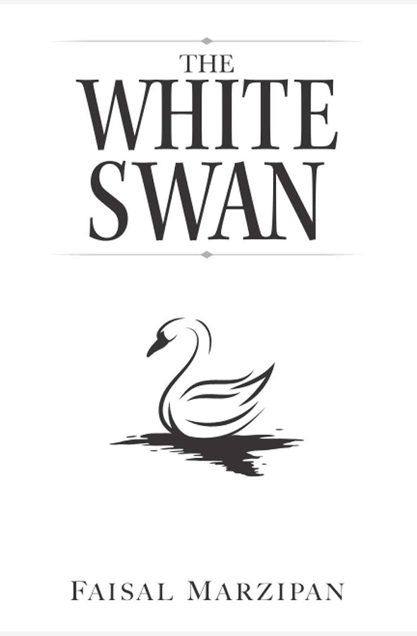 Book cover of The White Swan by Faisal Marzipan at Wild and the Sage, Galle, Sri Lanka