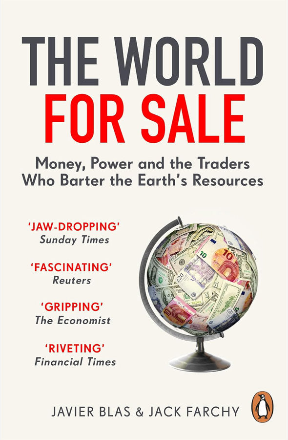 Book cover of The World for Sale : Money, Power and the Traders Who Barter the Earth’s Resources by Javier Blas at Wild and the Sage, Galle, Sri Lanka
