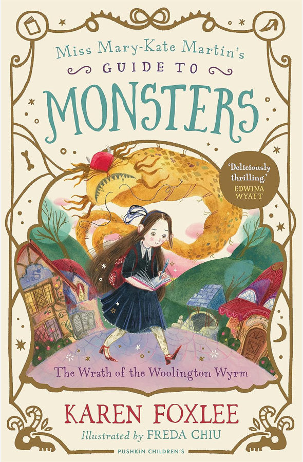 Book cover of The Wrath of the Woolington Wyrm by Karen Foxlee at Wild and the Sage, Galle, Sri Lanka