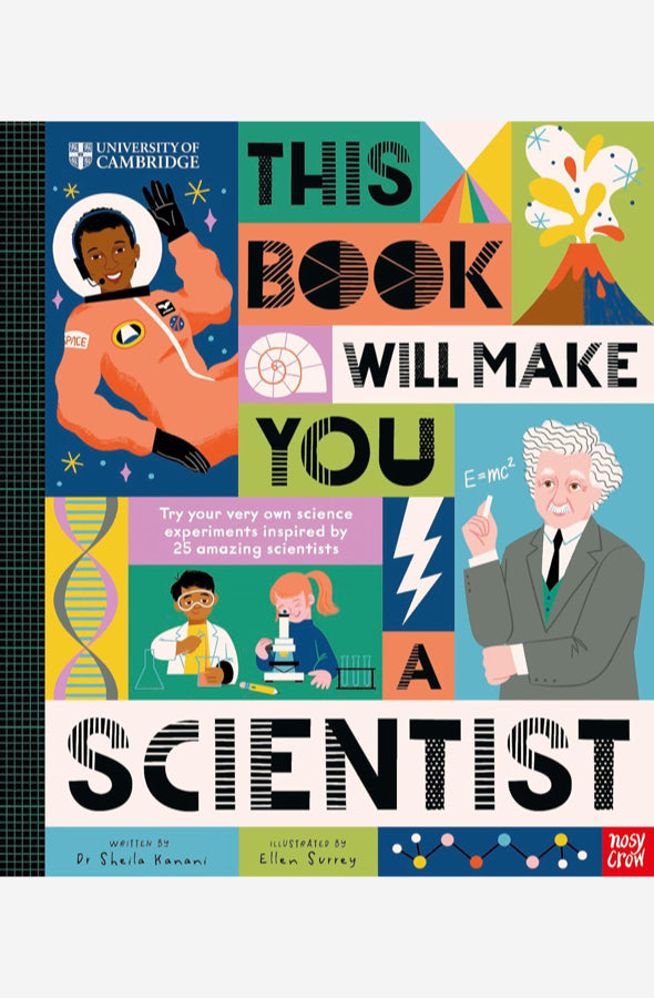 Book cover of This Book Will Make You a Scientist by Dr Sheila Kanani at Wild and the Sage, Galle, Sri Lanka