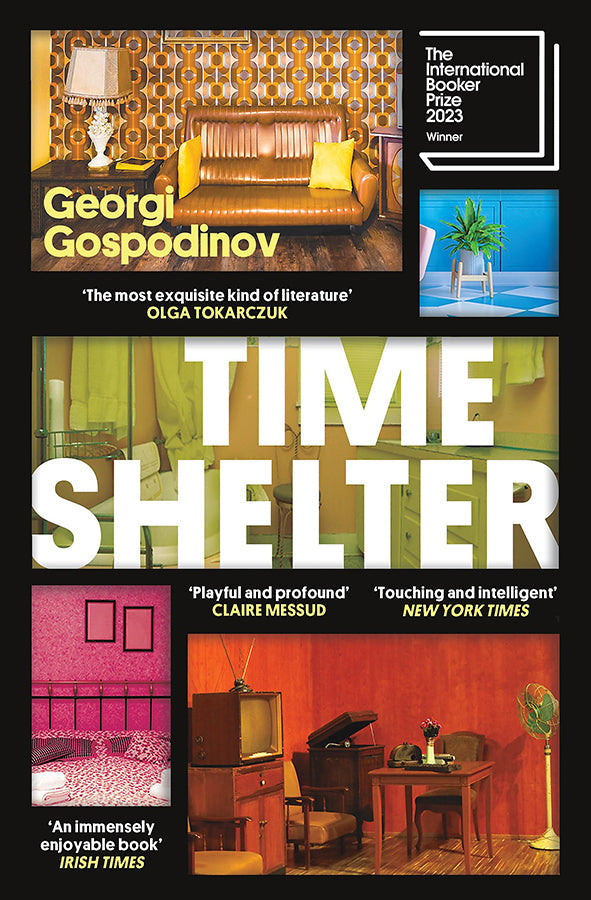 Book cover of Time Shelter by Georgi Gospodinov at Wild and the Sage, Galle, Sri Lanka