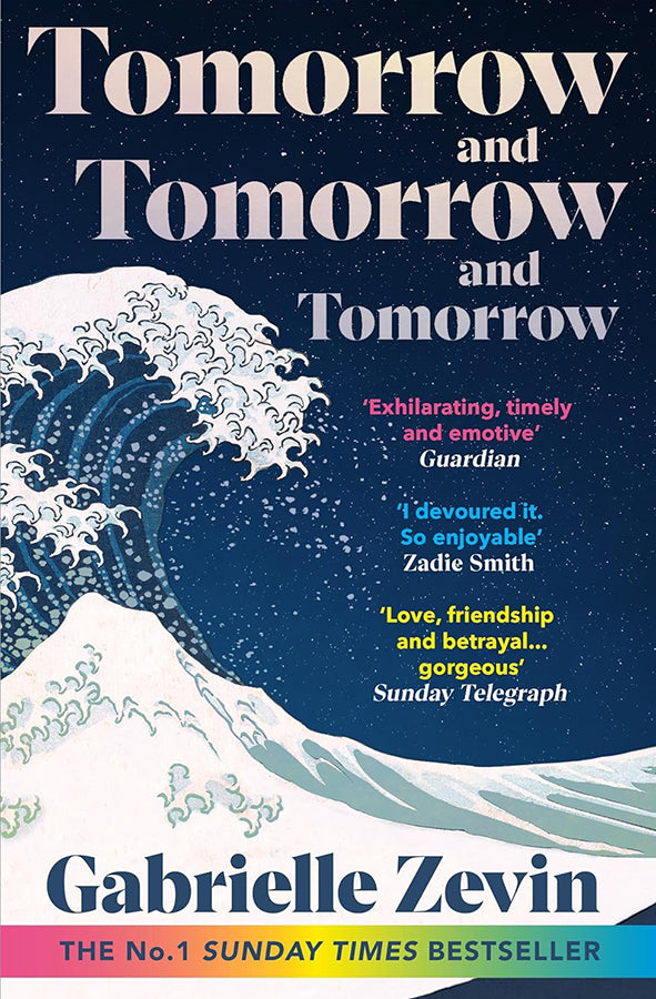 Book cover of Tomorrow, and Tomorrow, and Tomorrow by Gabrielle Zevin at Wild and the Sage, Galle, Sri Lanka