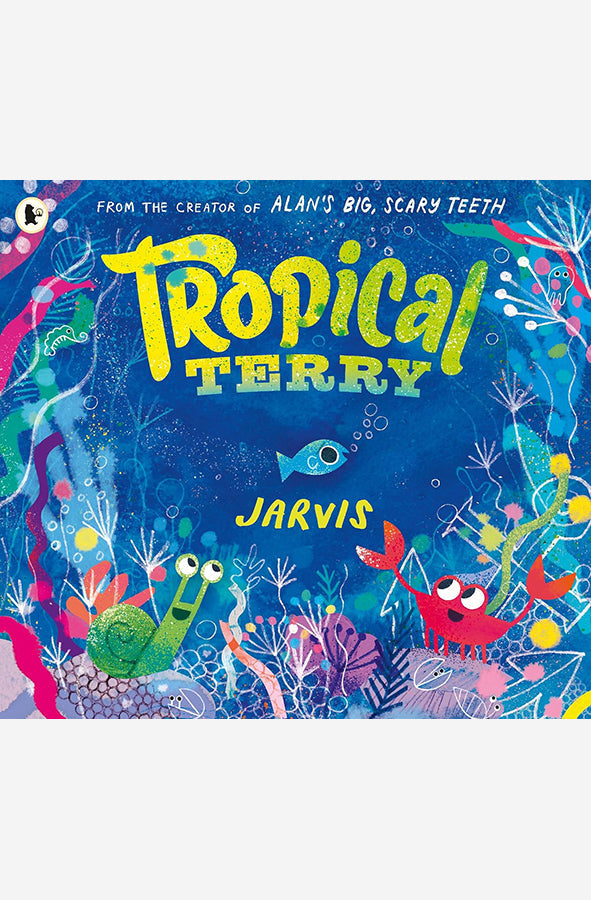 Book cover of Tropical Terry by Jarvis at Wild and the Sage, Galle, Sri Lanka
