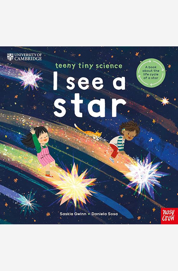 Book cover of University of Cambridge: Teeny Tiny Science: I See a Star by Saskia Gwinn at Wild and the Sage, Galle, Sri Lanka