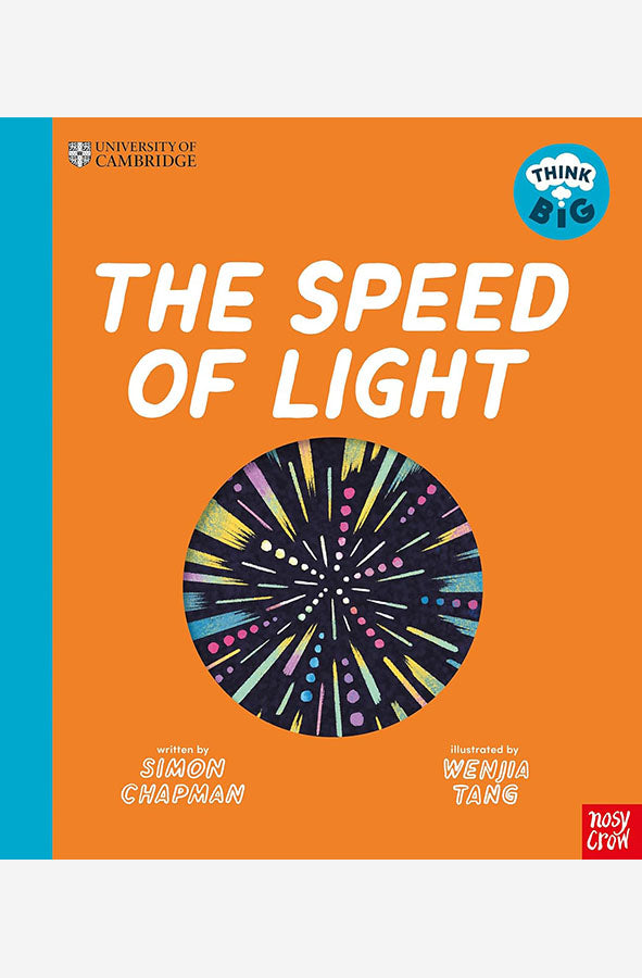 Book cover of University of Cambridge: Think Big: The Speed of Light by Simon Chapman at Wild and the Sage, Galle, Sri Lanka