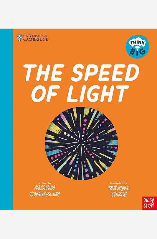 Book cover of University of Cambridge: Think Big: The Speed of Light by Simon Chapman at Wild and the Sage, Galle, Sri Lanka